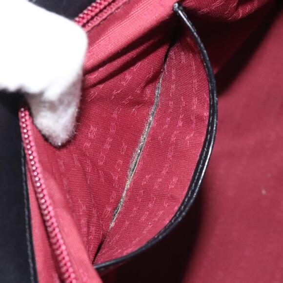 Burberry Nova Check Hand Bag Wool Black - Picture 12 of 16